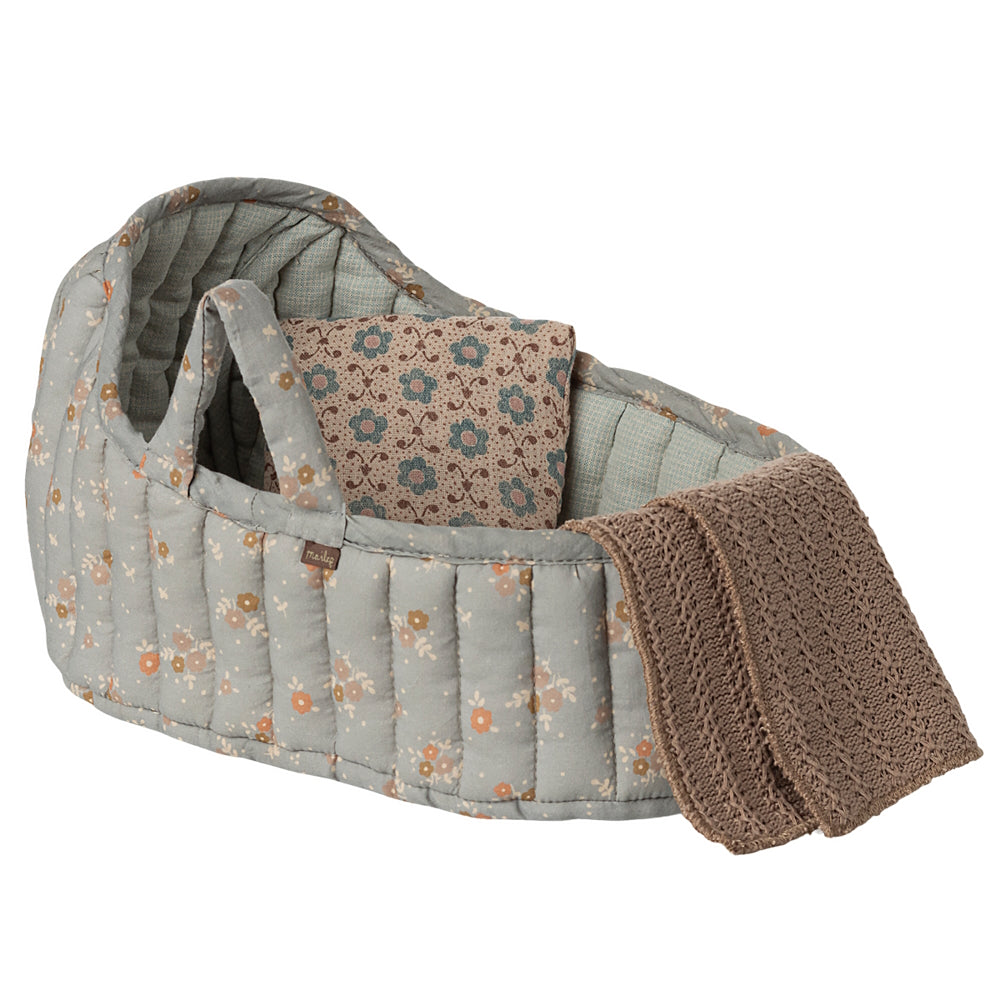 Maileg - Carry Cot Large Blue - DUE MID JUNE 2025