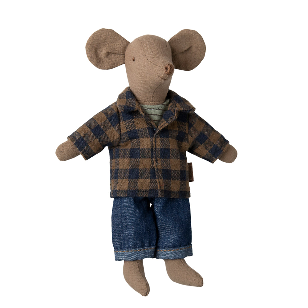 Maileg -  Dad Mouse Light Brown
