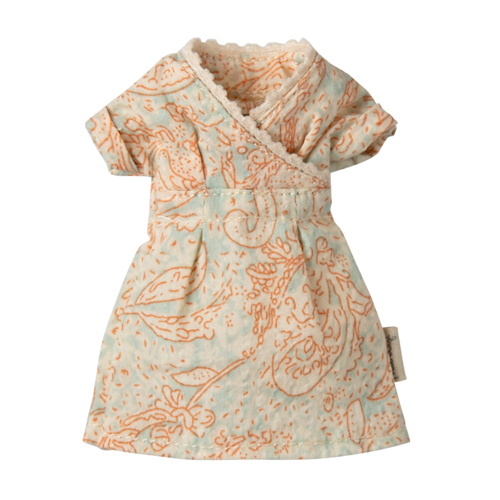 Maileg - Dress Cross Over Floral - Mum Mouse