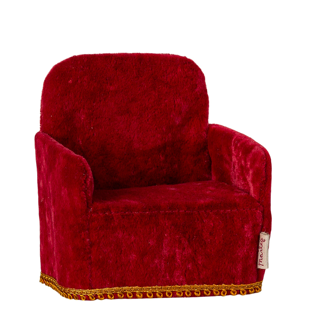 Maileg - Folding Chair Mouse - Red