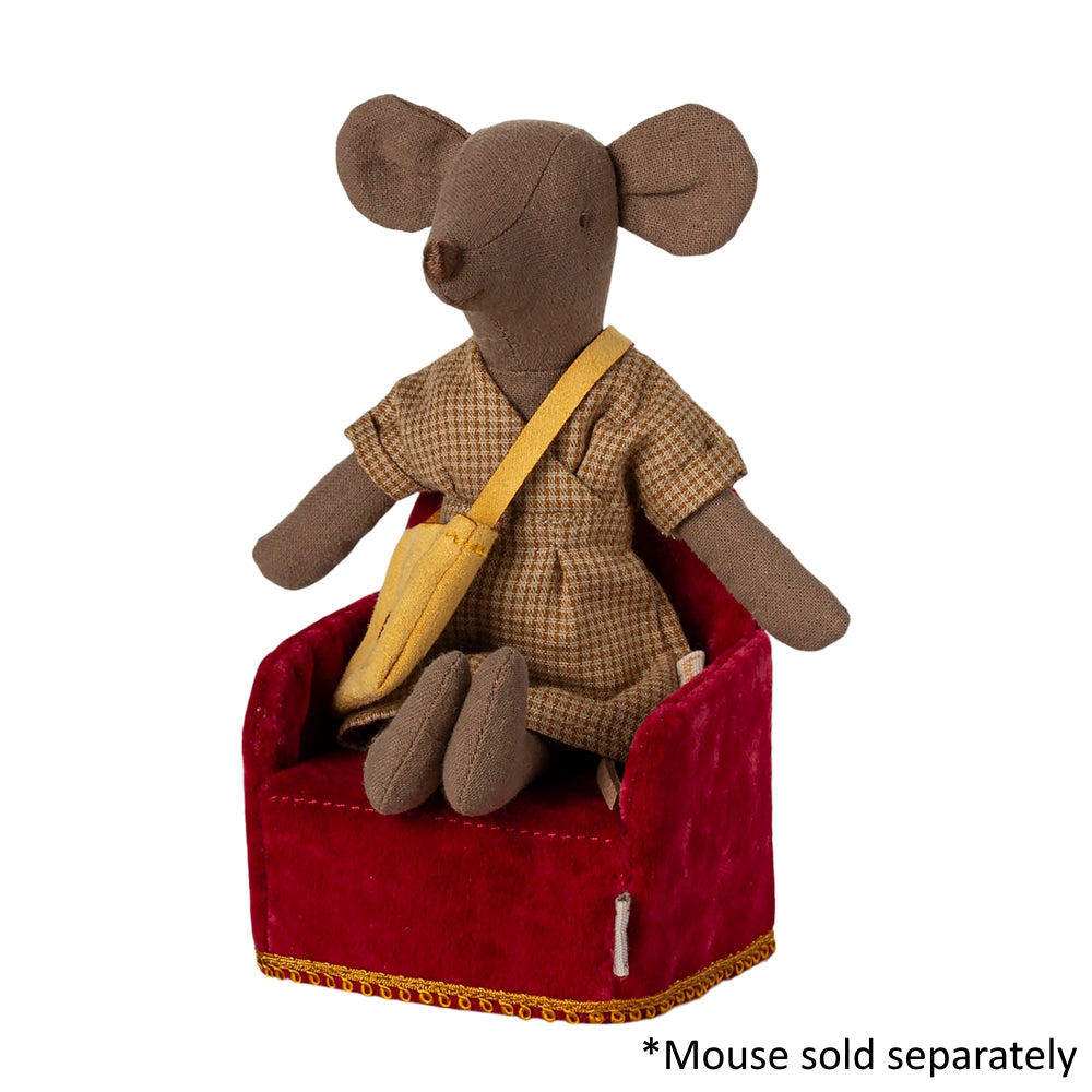 Maileg - Folding Chair Mouse - Red