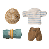 Maileg - Hiker Mouse Big Brother Stripes