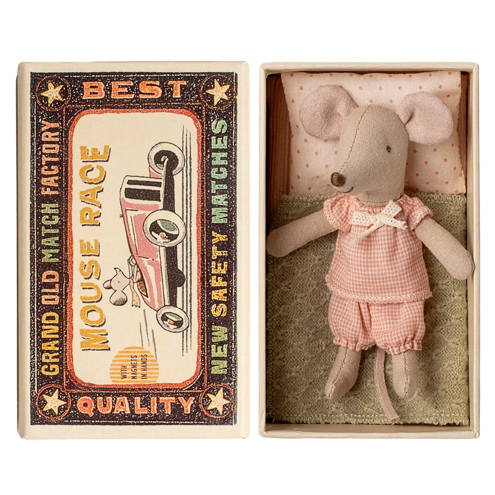 Maileg - Little Sister Mouse in Matchbox 2025