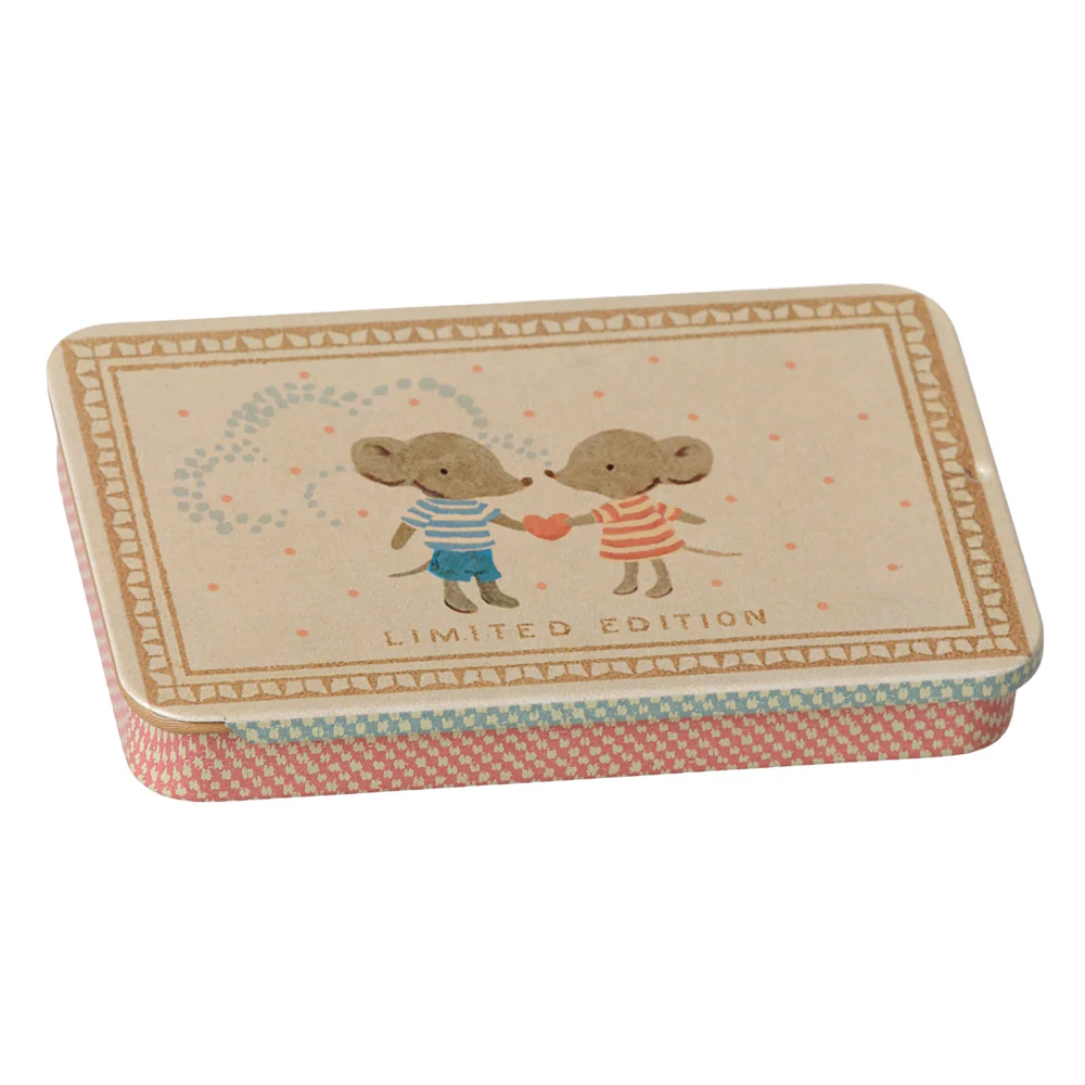 Maileg -  Maileg Metal Box Sliding Lid Mice - PRE ORDER DUE LATE OCTOBER