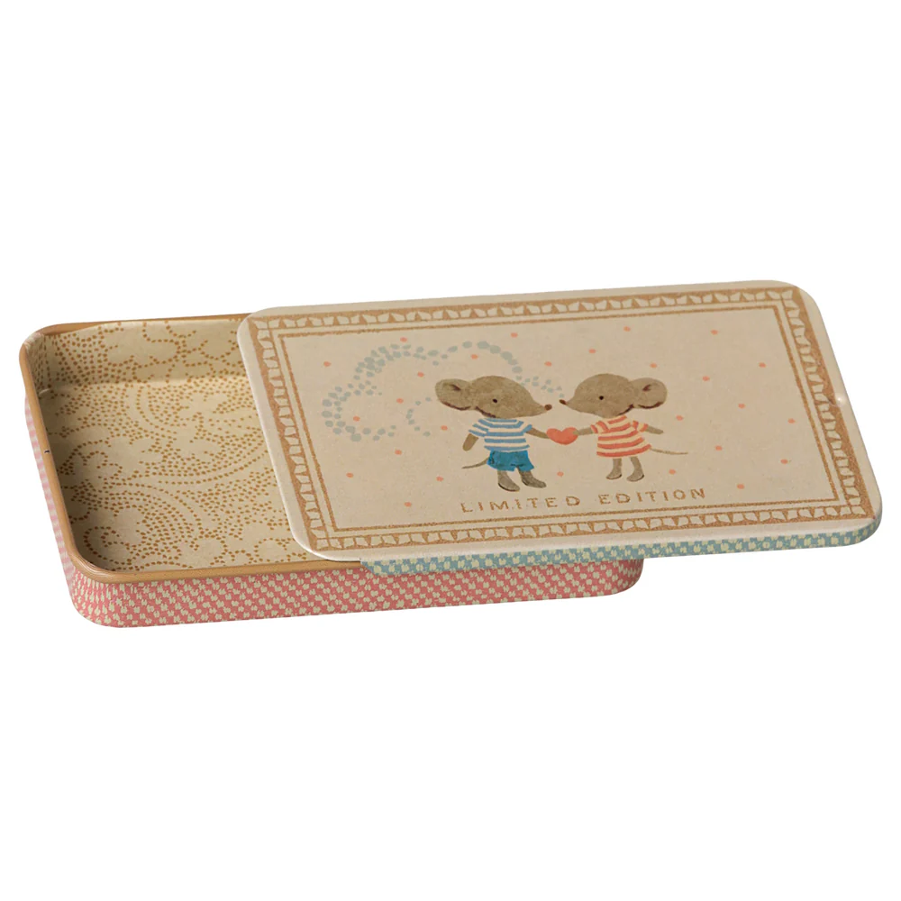 Maileg -  Maileg Metal Box Sliding Lid Mice - PRE ORDER DUE LATE OCTOBER