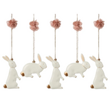 Maileg - Metal Ornaments Easter Bunny 5pcs PREORDER ONLY DUE LATE FEB