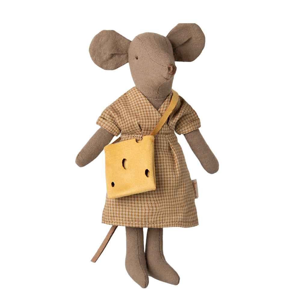 Maileg -  Mum Mouse Light Brown
