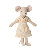 Maileg - Dress Cross Over Floral - Mum Mouse