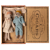 Maileg - Mum & Dad Mice In Cigar Box