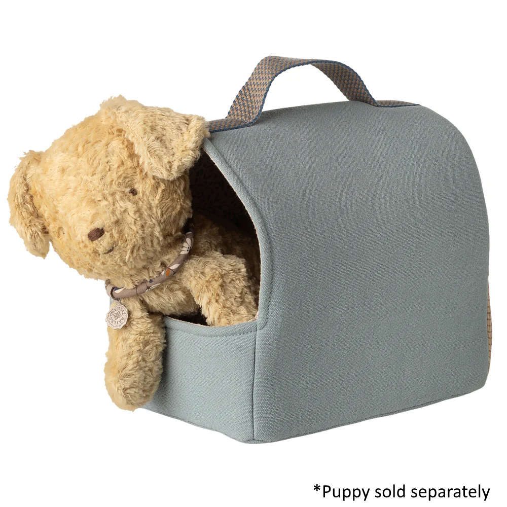 Maileg - Pet Carrier Dusty Blue