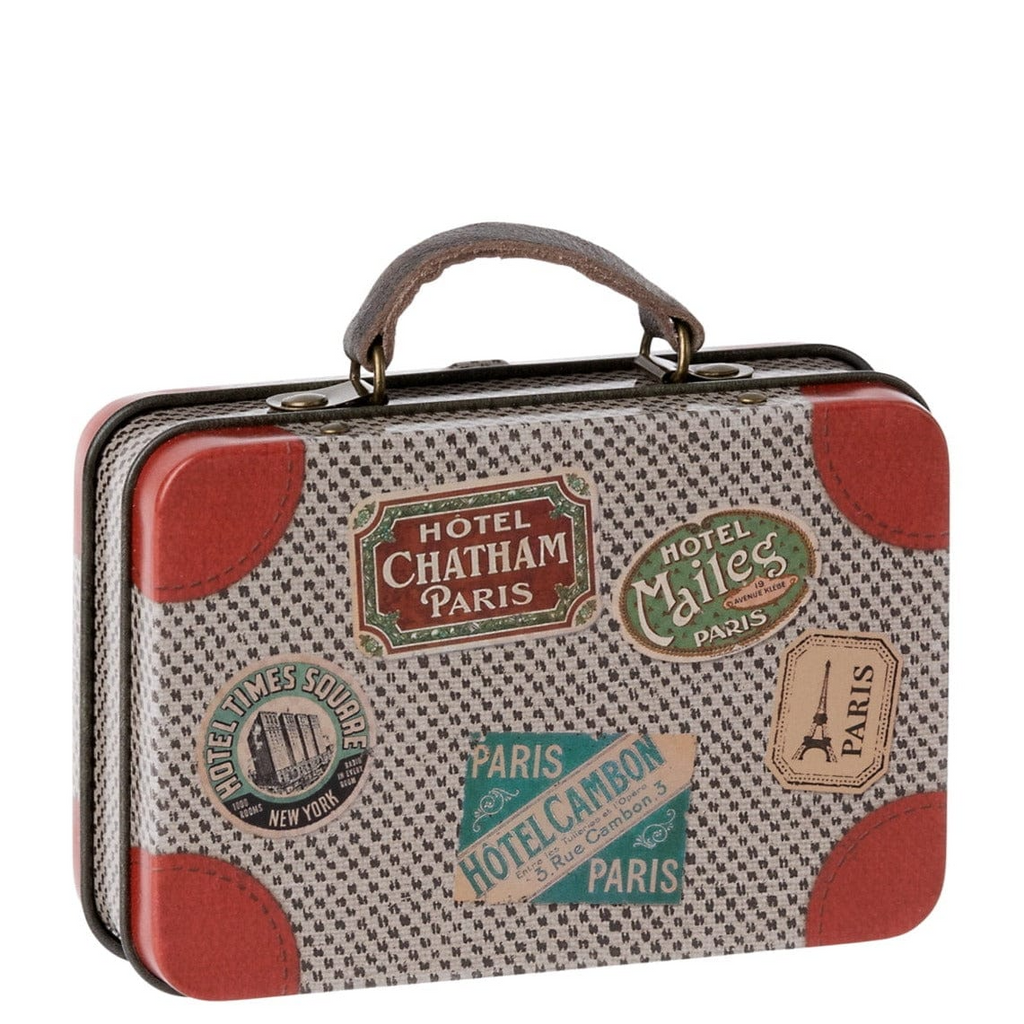 Maileg - Metal Suitcase Grey Travel