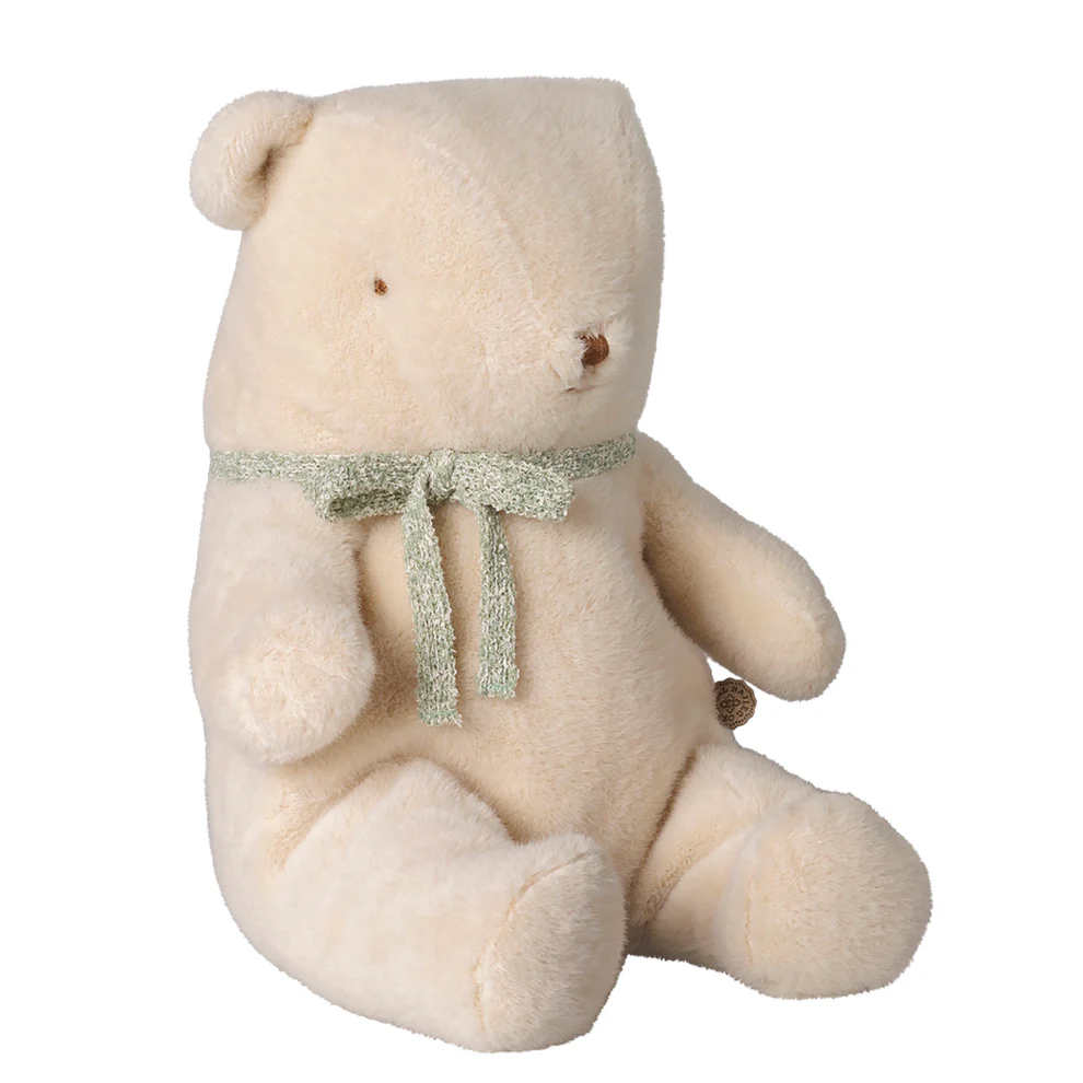 Maileg - Teddy Bear Plush Medium Off White - PRE ORDER DUE LATE SEPTEMBER