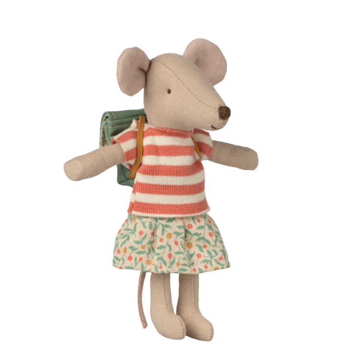 Maileg - Tricycle Mouse Big Sister Green