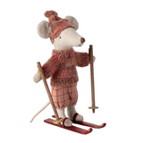 Maileg - Winter Mouse Big Sister With Skis 2024