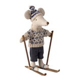 Maileg - Winter Mouse Dad With Skis 2024
