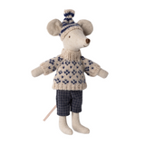 Maileg - Winter Mouse Dad With Skis 2024