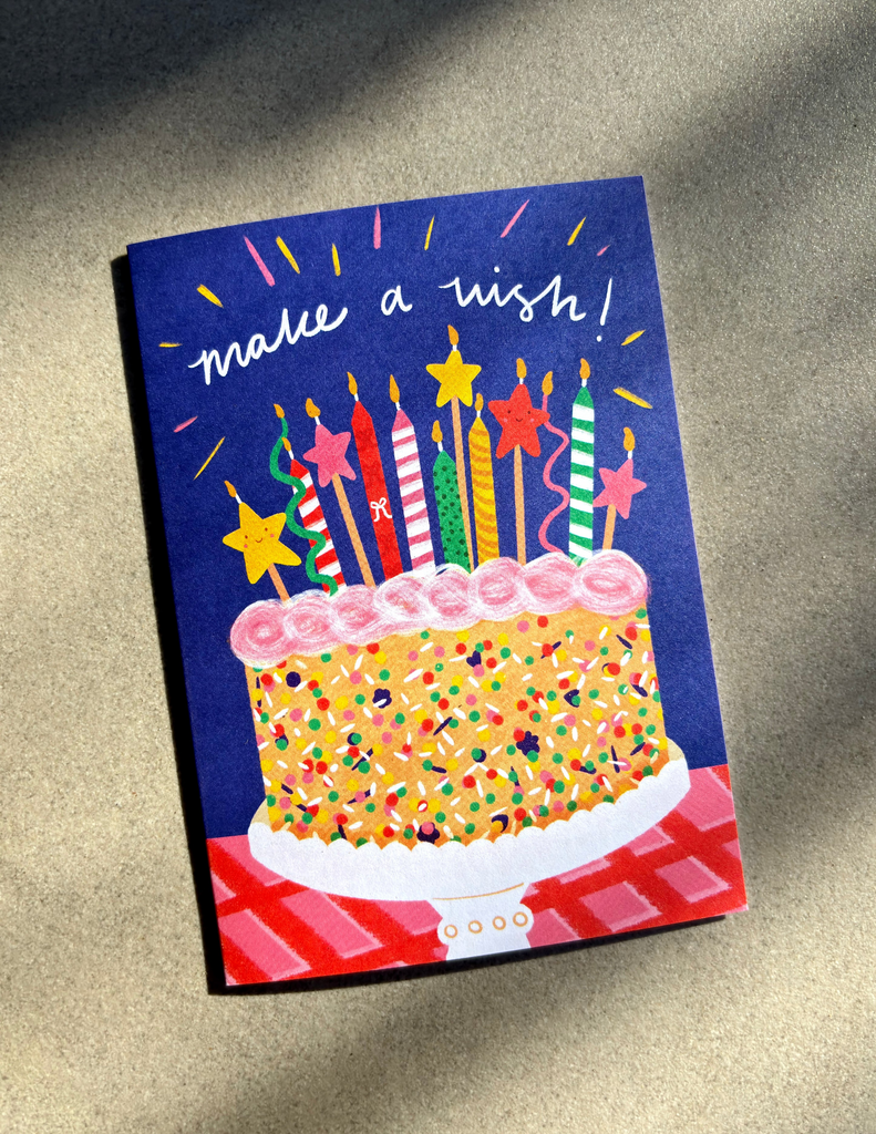 Lauren Sissons Studio - Make a Wish Birthday Card