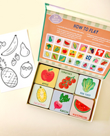 Lauren Sissons Studio - Fruit and Veg Memory & Matching Game