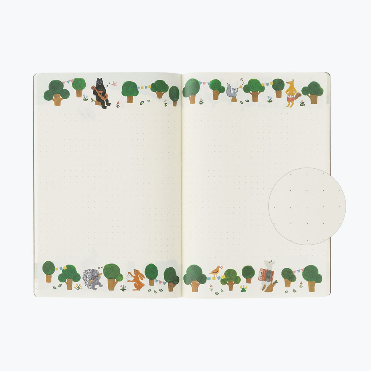 Midori - Yuru Log Notebook B6 - Forest Animals