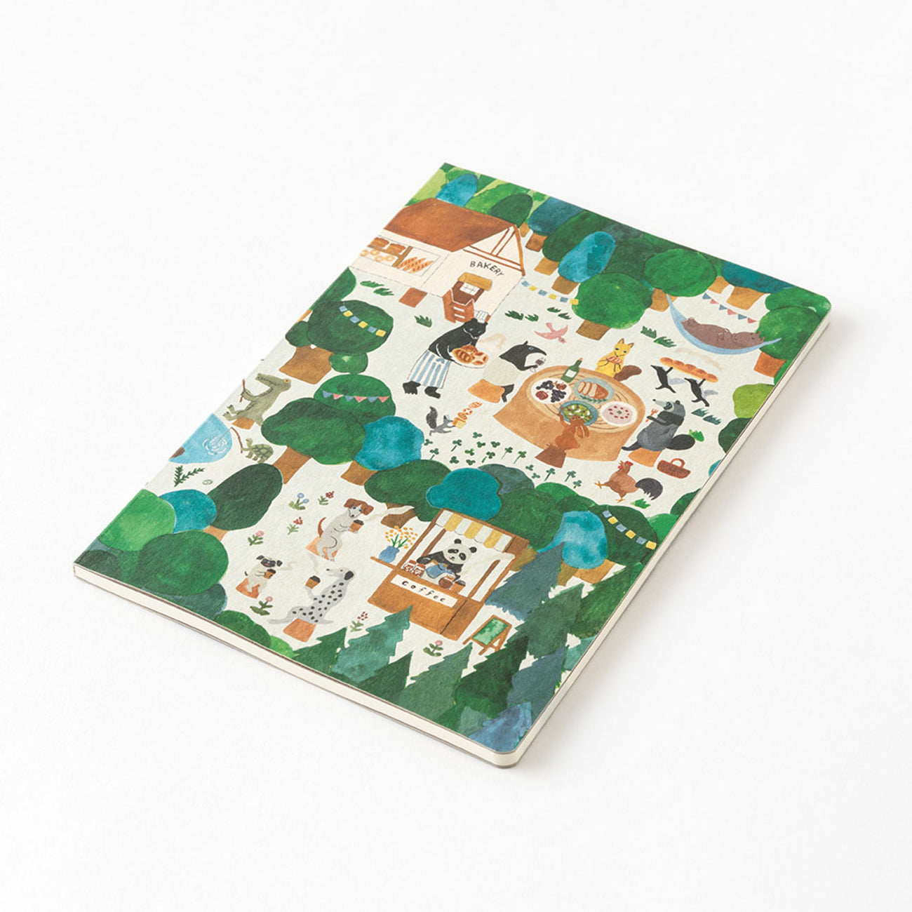 Midori - Yuru Log Notebook B6 - Forest Animals