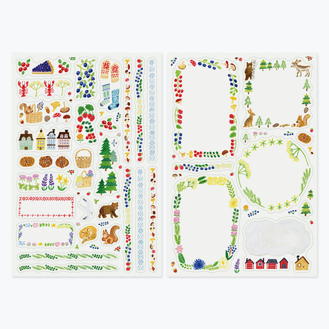 Midori - Yuru Log Planner Stickers - Scandinavia