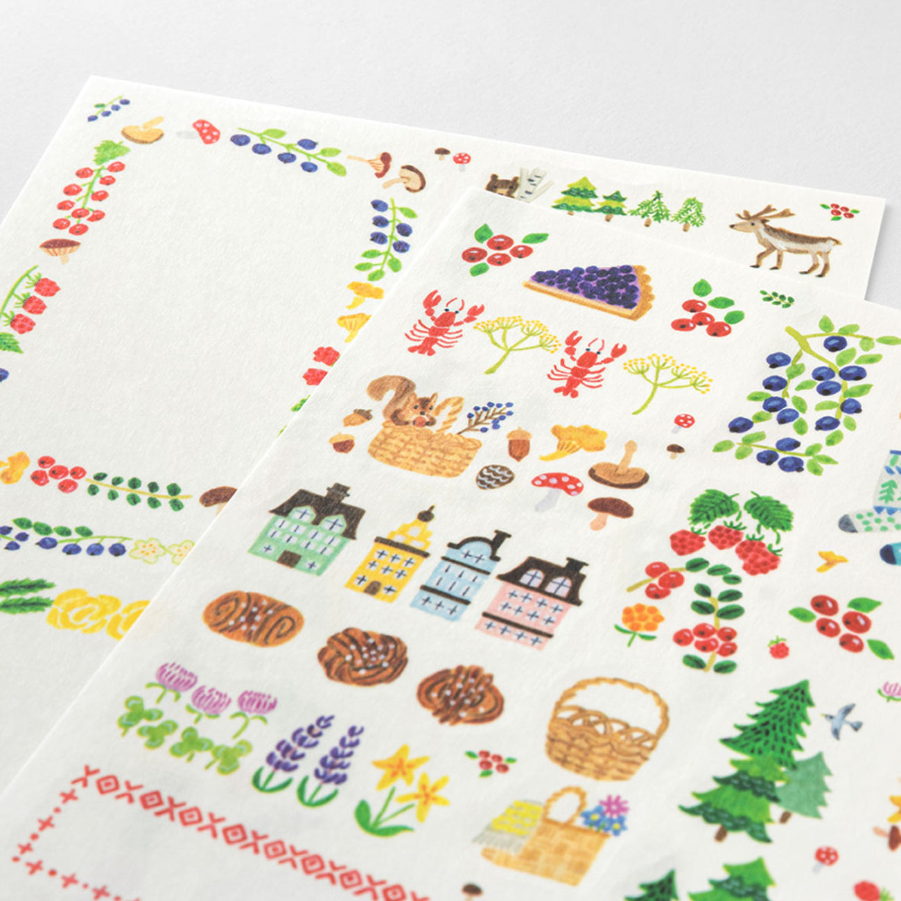Midori - Yuru Log Planner Stickers - Scandinavia