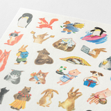 Midori - Yuru Log Planner Stickers - Animals