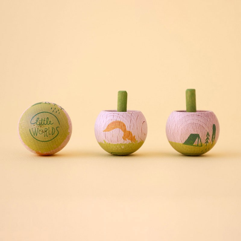 Londji - Spinning Top Wooden - Little World Forest
