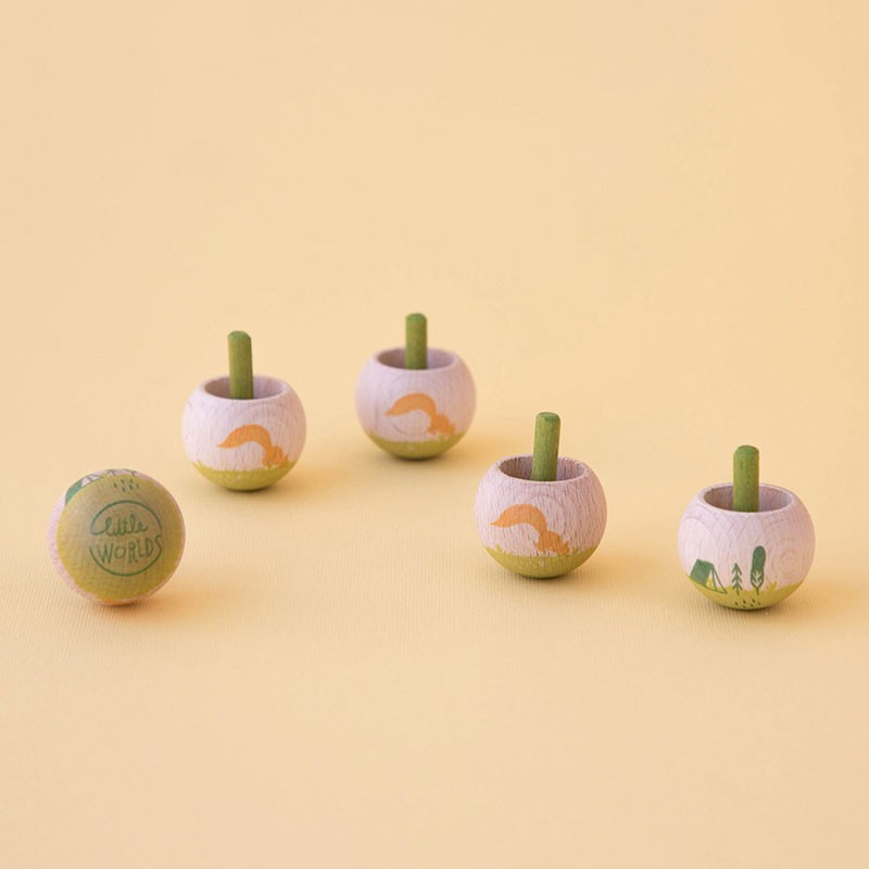 Londji - Spinning Top Wooden - Little World Forest