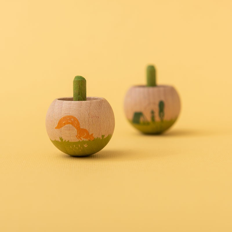 Londji - Spinning Top Wooden - Little World Forest