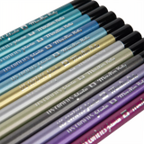 Moulin Roty - Les Cometes Filantes - Metallic Colouring Pencils 12pc