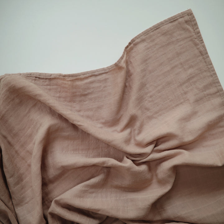 Mushie - Swaddle Organic Cotton Muslin - Natural