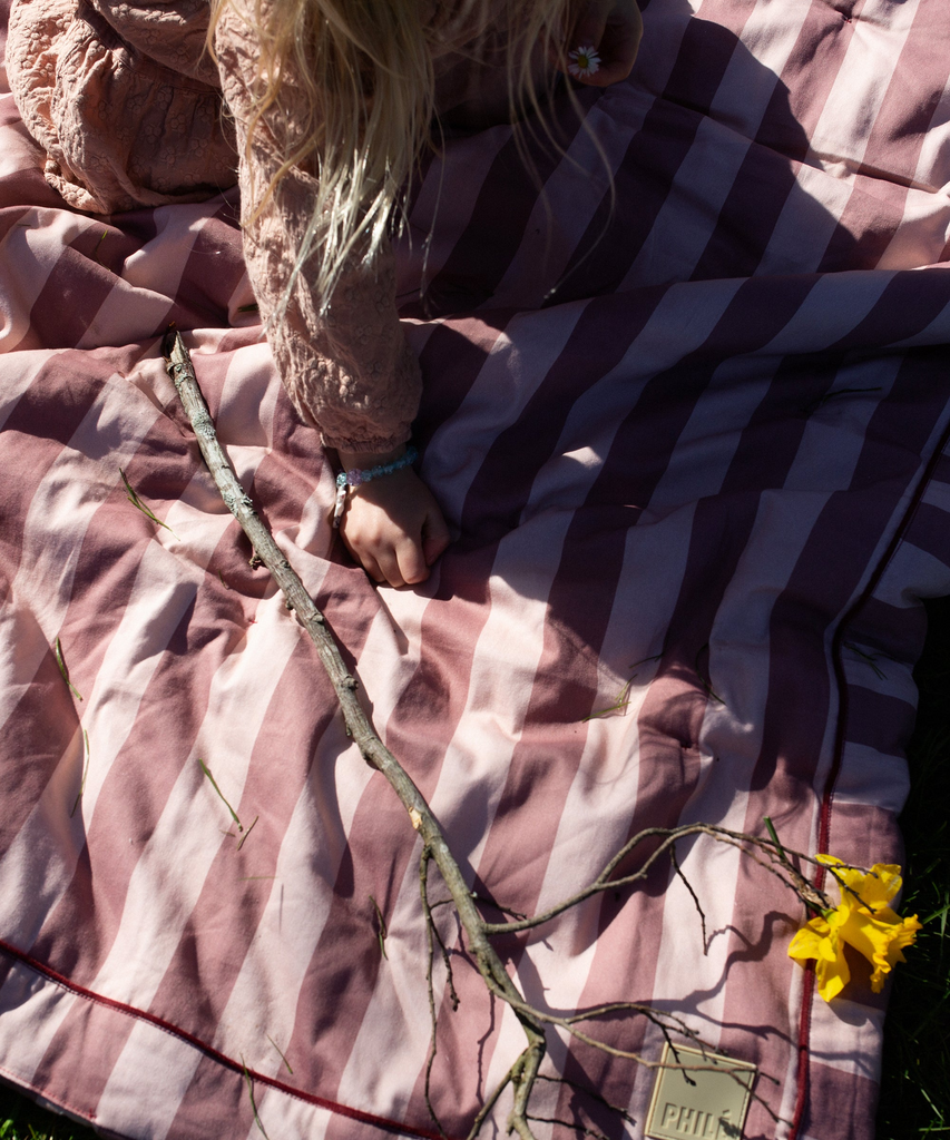 Philé - Play Mat - Pink Striped
