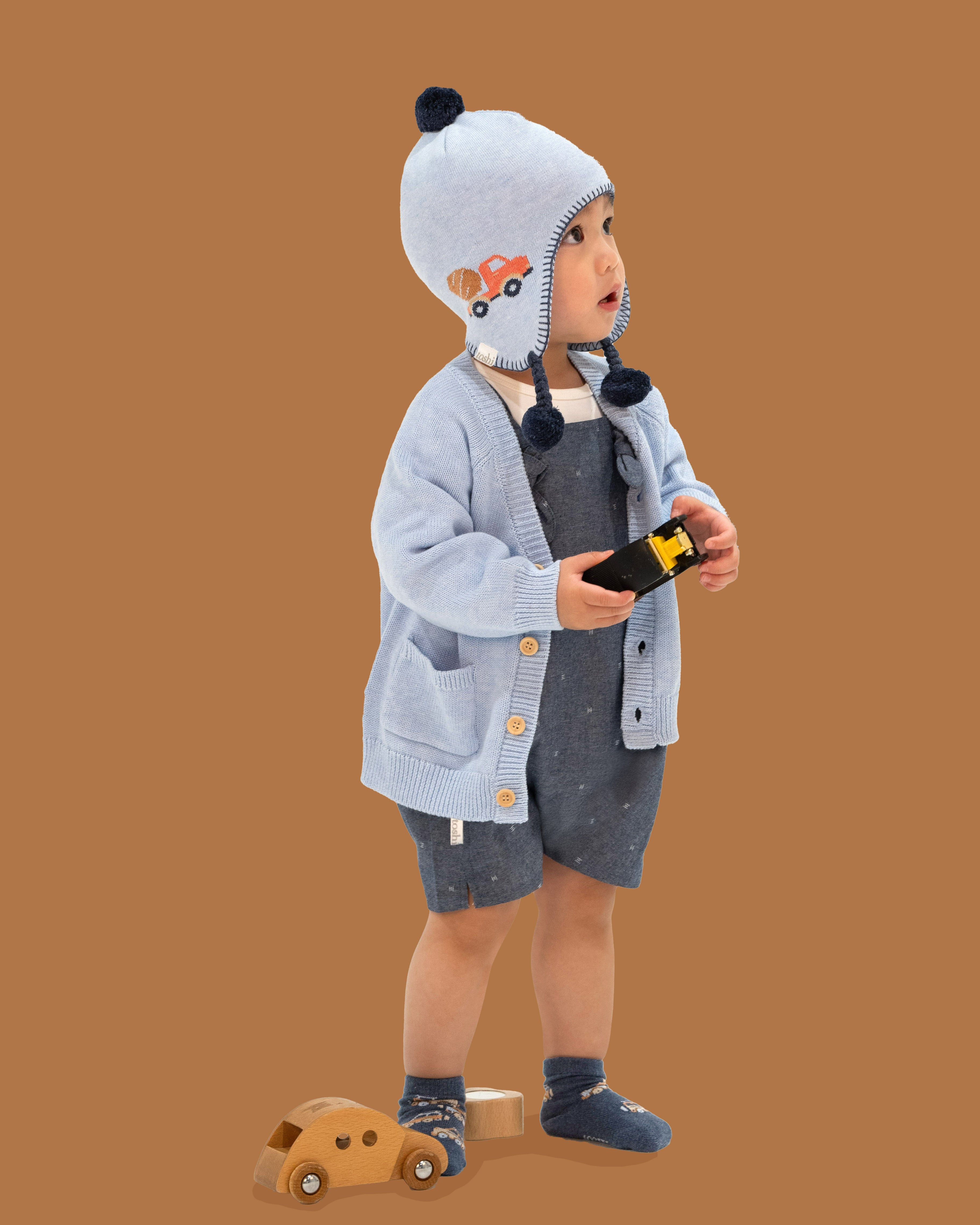 Toshi - Organic Earmuff Storytime - Mr Cement