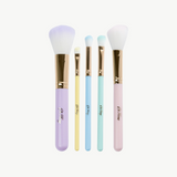 Oh Flossy -  5 Pc Rainbow Make Up Brush Set