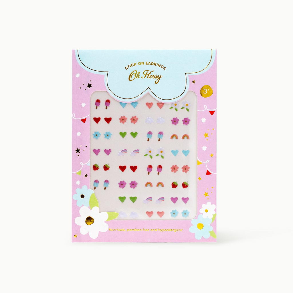 Oh Flossy - Kids Stick On Earrings