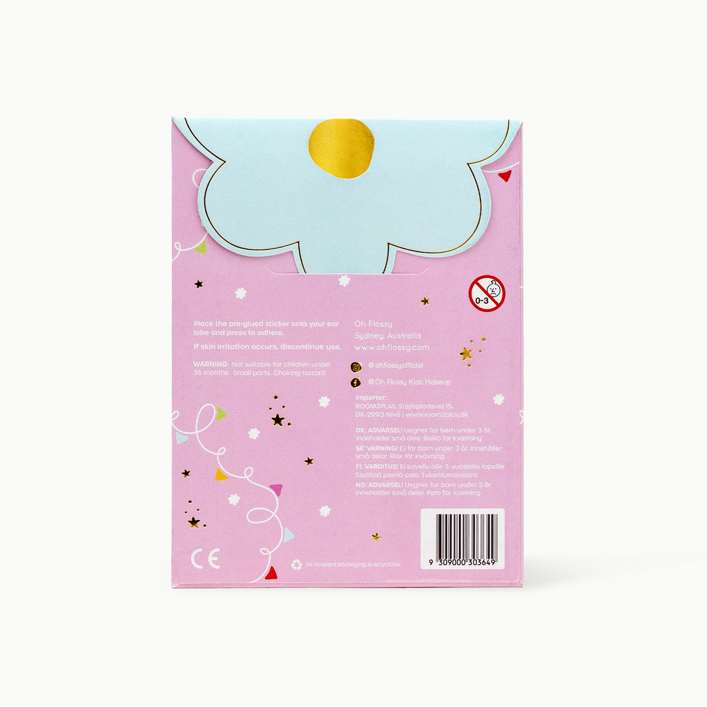 Oh Flossy - Kids Stick On Earrings