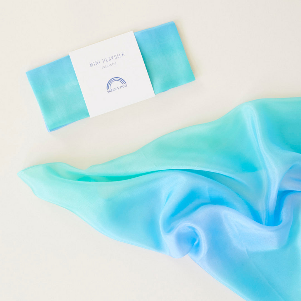 Sarah's Silks - Mini Enchanted Playsilk - Sea