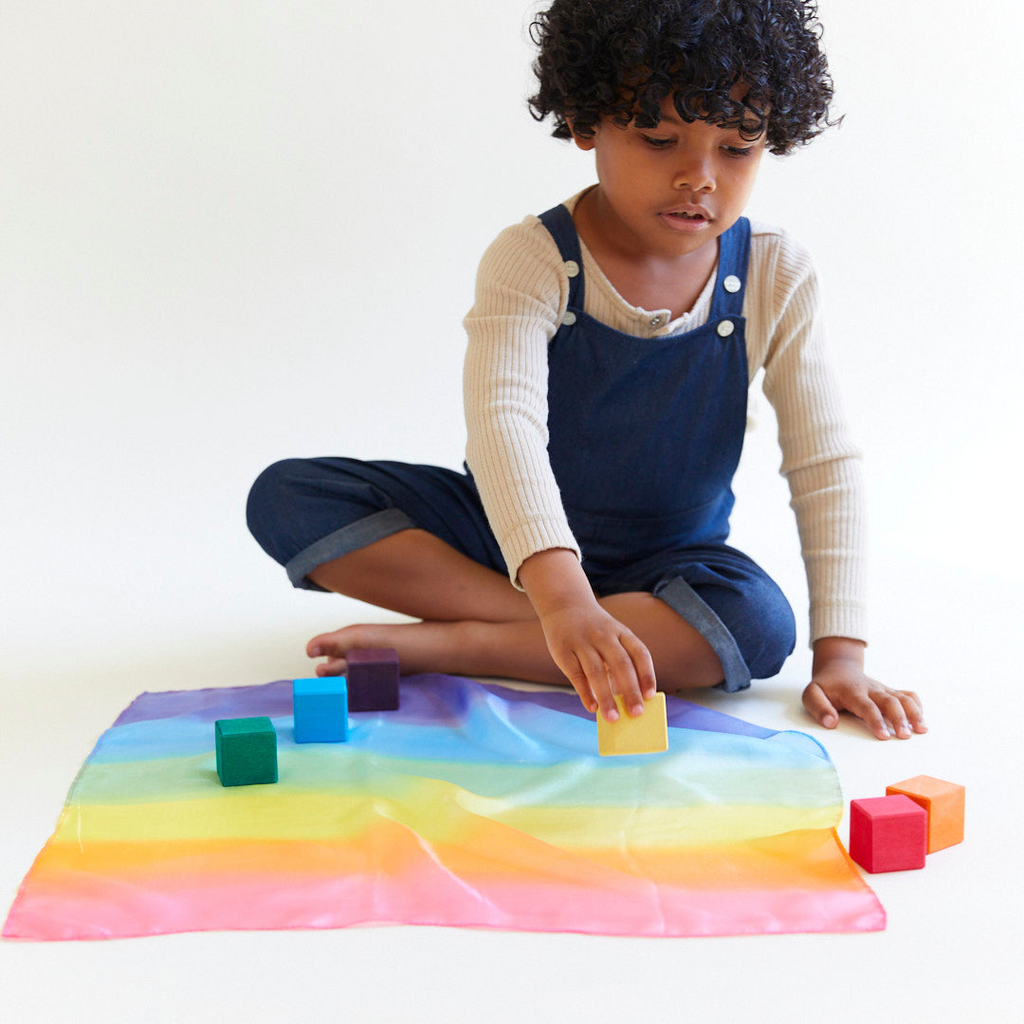Sarah's Silks - Mini Enchanted Playsilk - Rainbow