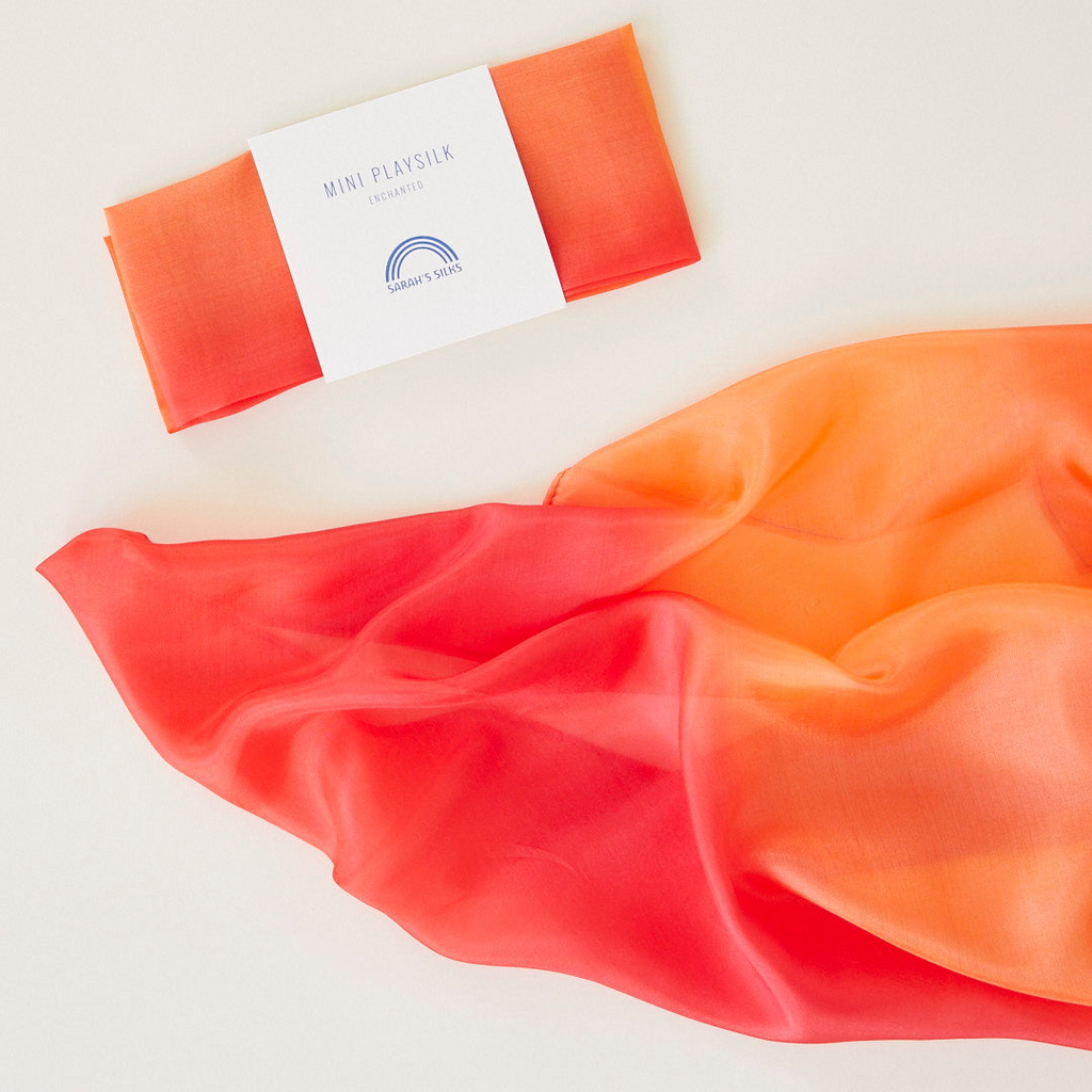 Sarah's Silks - Mini Enchanted Playsilk - Fire