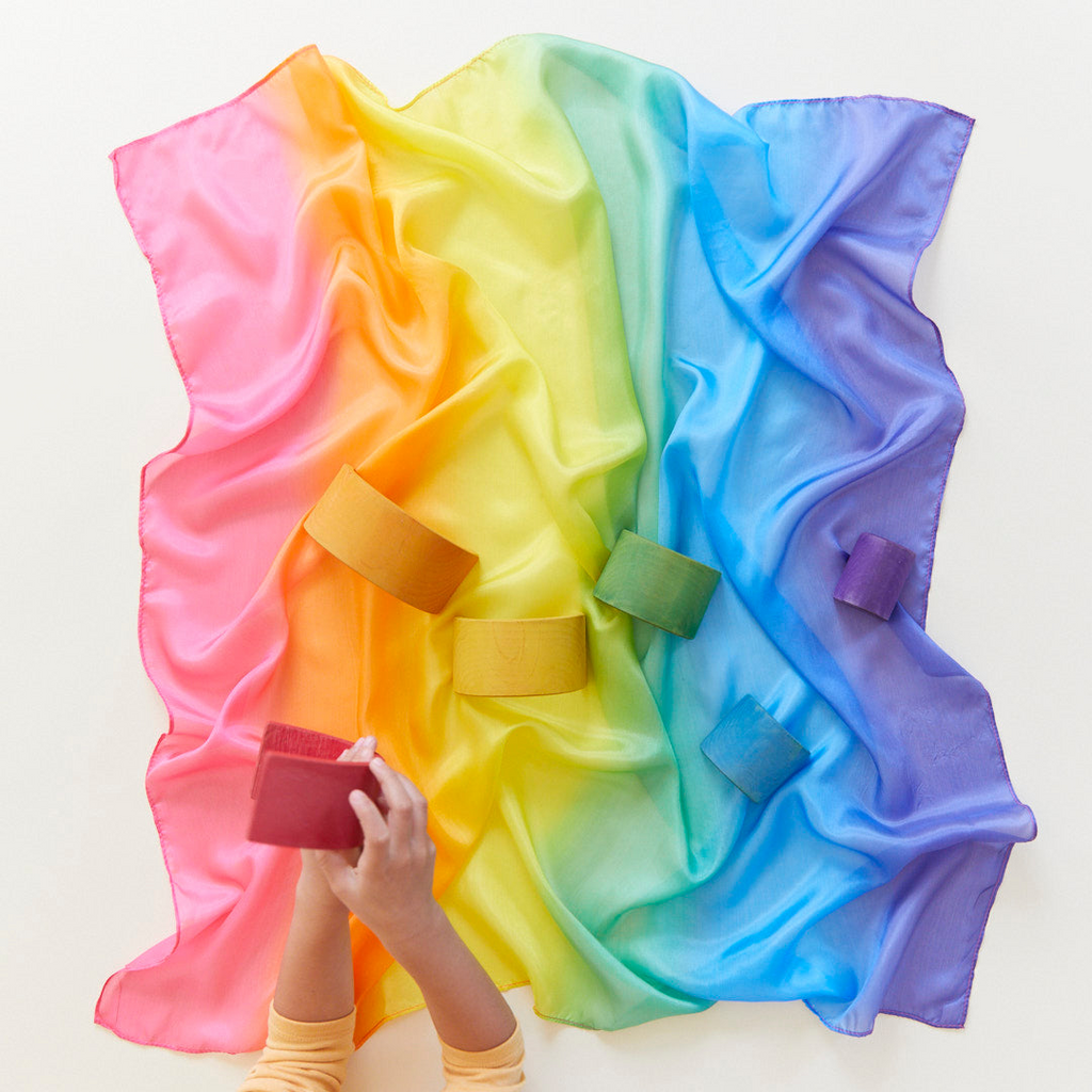 Sarah's Silks - Enchanted Playsilk - Rainbow