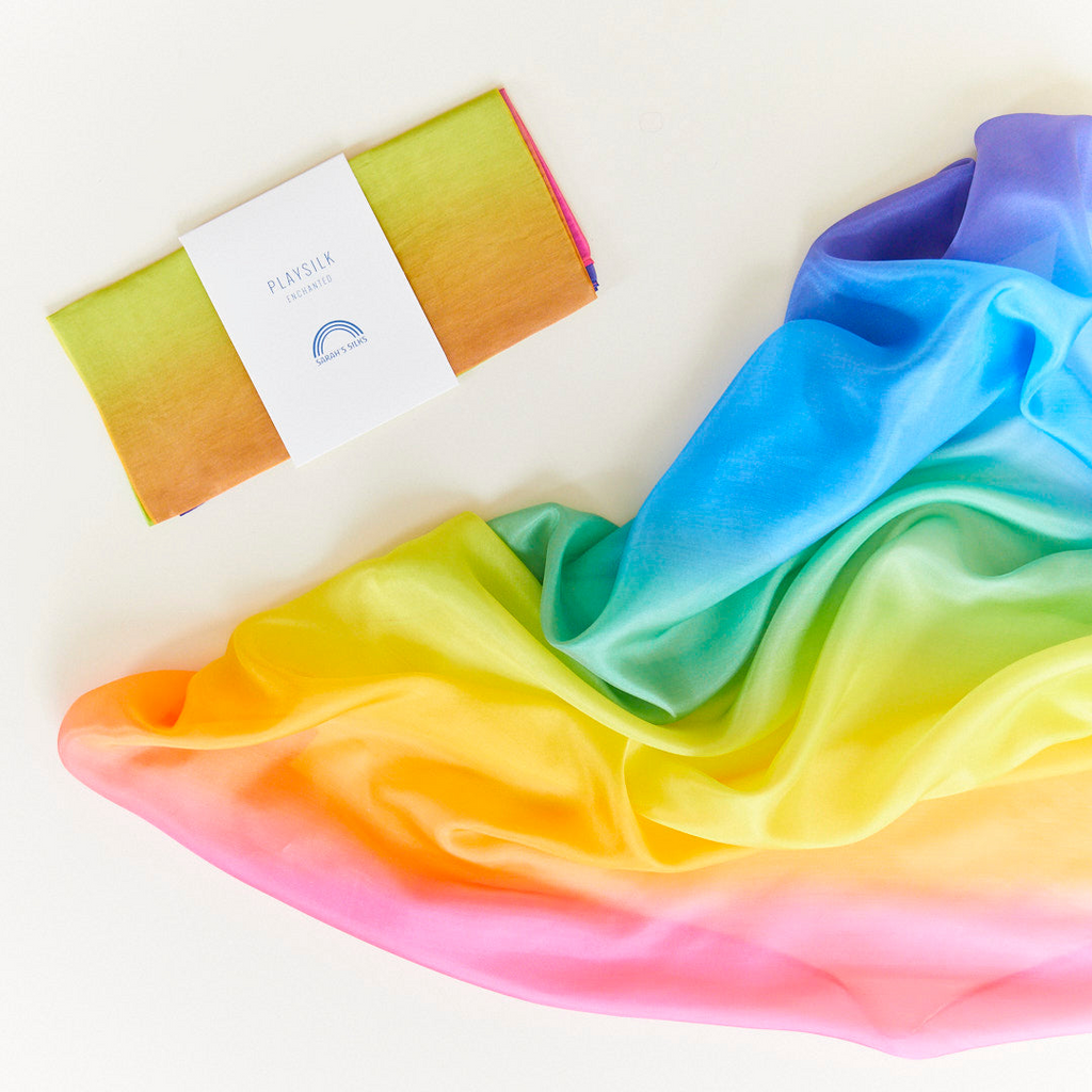 Sarah's Silks - Enchanted Playsilk - Rainbow
