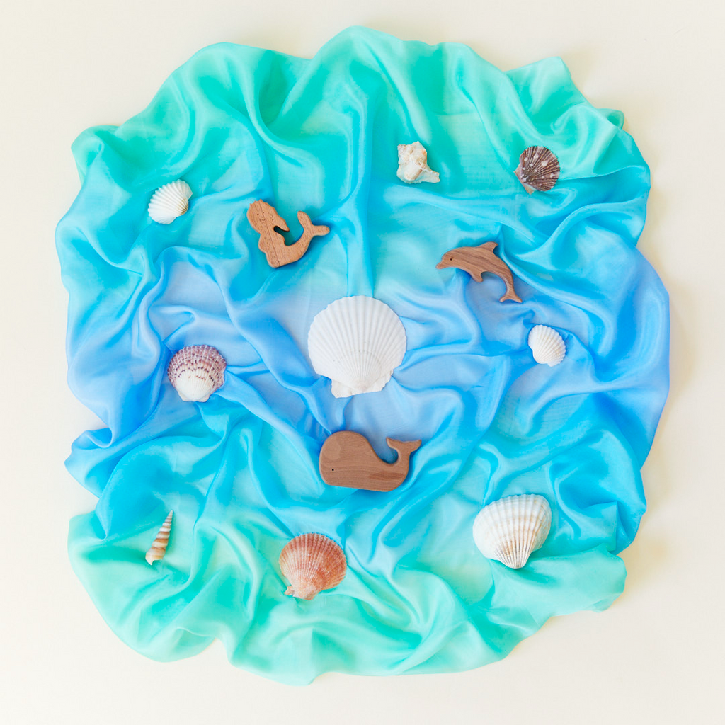 Sarah's Silks - Enchanted Playsilk - Sea