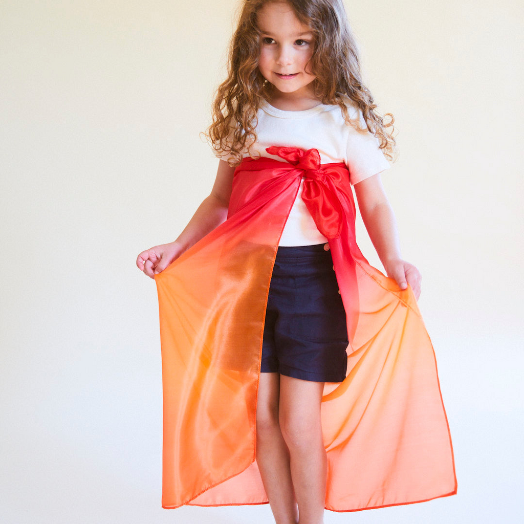 Sarah's Silks - Enchanted Playsilk - Fire