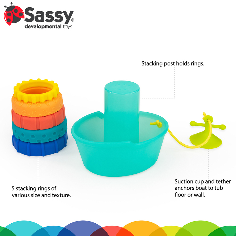 Sassy - Stackin' Ship Tub Toy