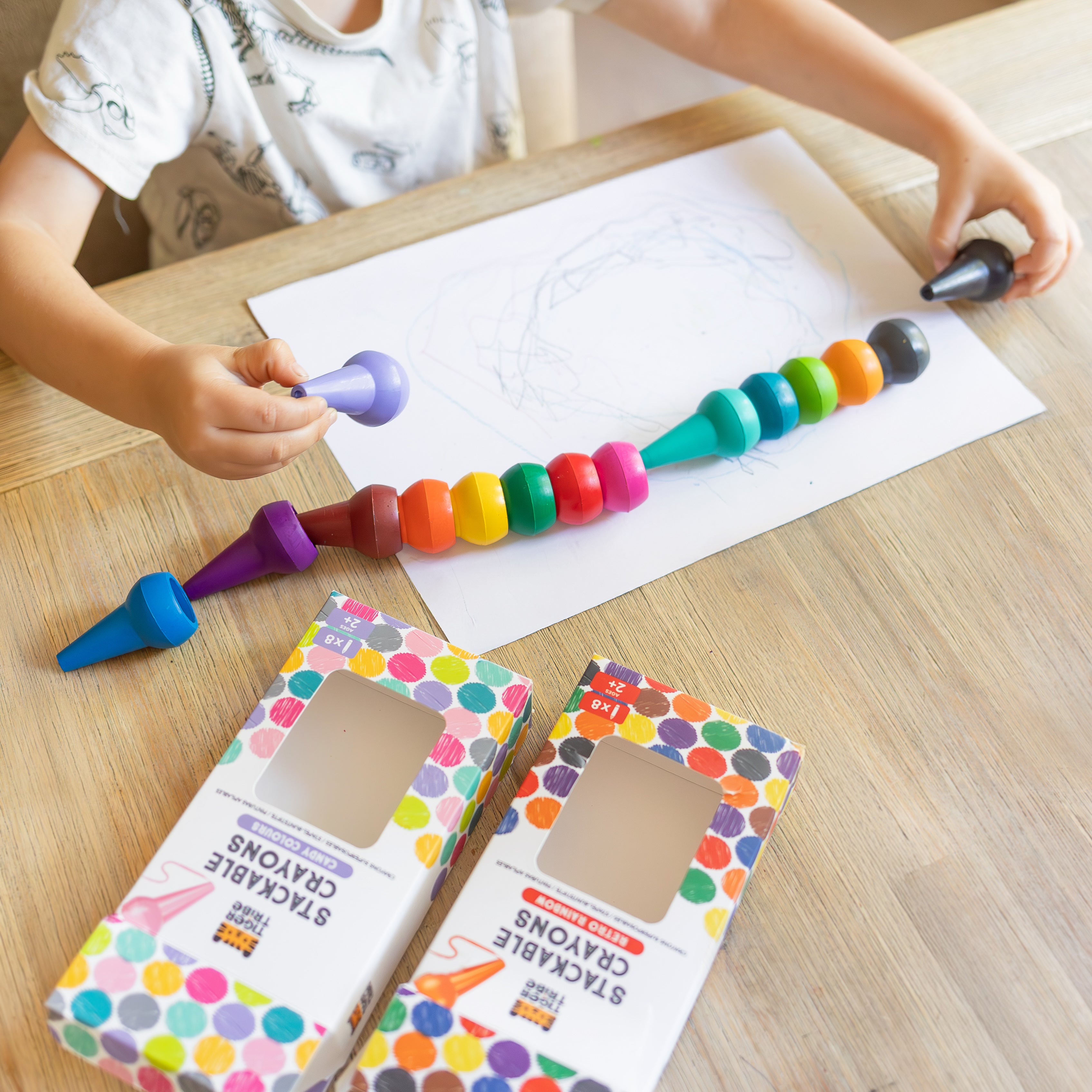 Stackable Crayons - Candy Colours