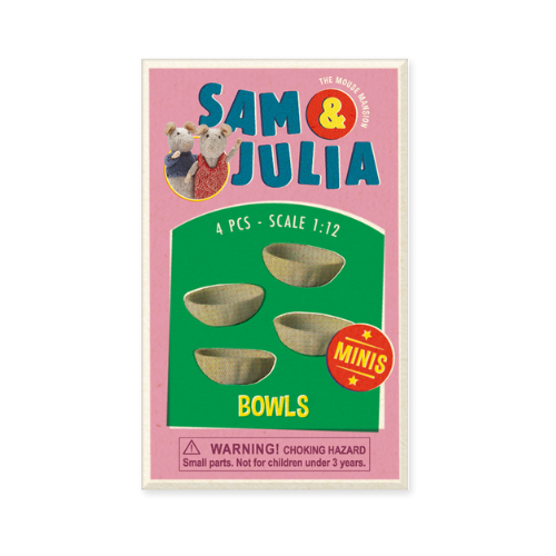 Sam & Julia - Mini Doll House Accessories - Bowls