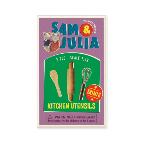 Sam & Julia - Mini Doll House Accessories - Kitchen Utensils