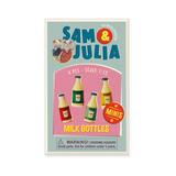 Sam & Julia - Mini Doll House Accessories - Milk Bottles