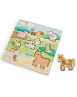 Musical Peg Puzzle - Farm Friends